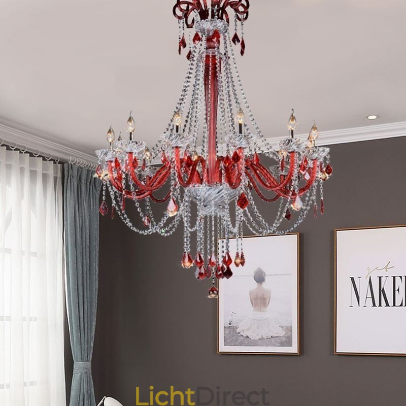 Europese kristallen kroonluchter elegante hanglamp