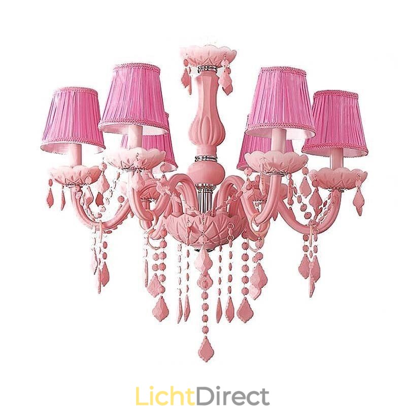 Elegante kristallen kroonluchter Europese grote hanglamp