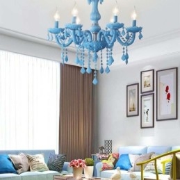 Elegante kristallen kroonluchter Europese grote hanglamp