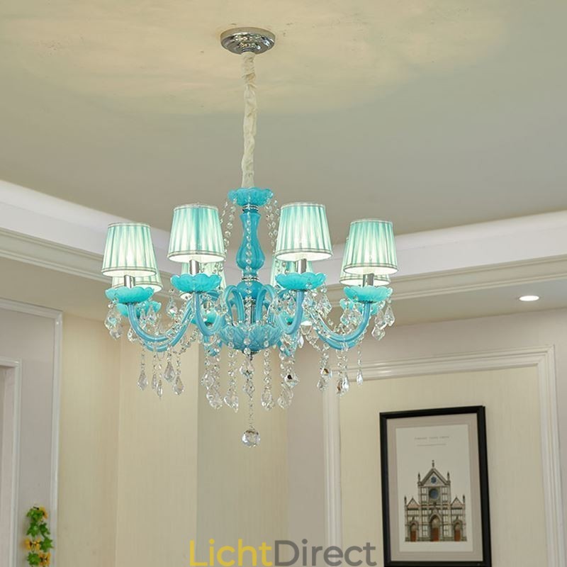 Creatieve kristallen kroonluchter Europese elegante hanglamp