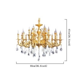 Kristallen kroonluchter moderne luxe plafondverlichting huisverlichting decoratielicht