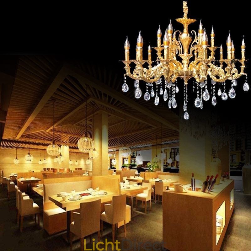 Kristallen kroonluchter moderne luxe plafondverlichting huisverlichting decoratielicht