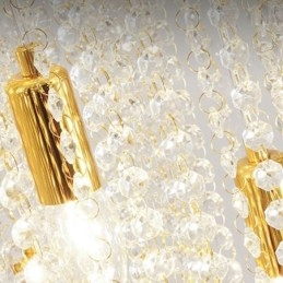 Moderne kristallen kroonluchter luxe trap kristallen plafondlamp met 19 lampen