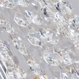 Moderne kristallen kroonluchter luxe trap kristallen plafondlamp met 19 lampen