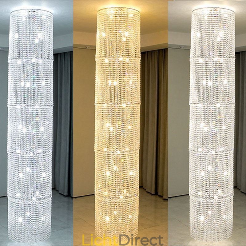 Luxe Kristallen Kroonluchter Moderne Decoratie Plafondlamp Met 36 Lampen