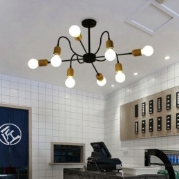Hedendaagse creatieve ijzeren hanglamp Spider kroonluchter