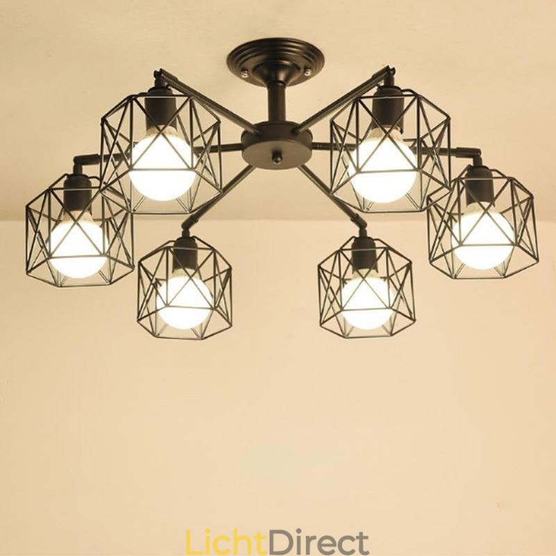 Moderne vogelkooi hanglamp ijzer decoratieve verlichting