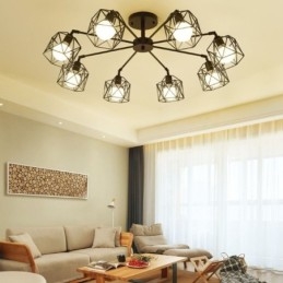 Moderne vogelkooi hanglamp ijzer decoratieve verlichting