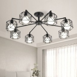 Moderne vogelkooi hanglamp ijzer decoratieve verlichting