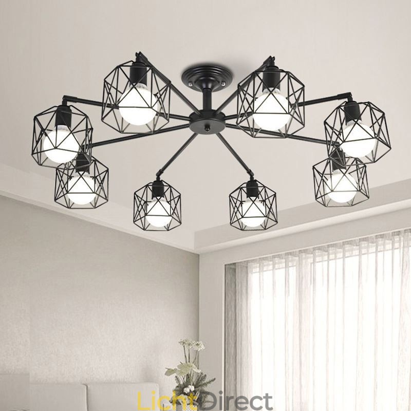 Moderne vogelkooi hanglamp ijzer decoratieve verlichting