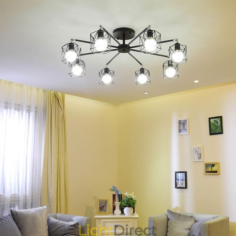 Moderne vogelkooi hanglamp ijzer decoratieve verlichting