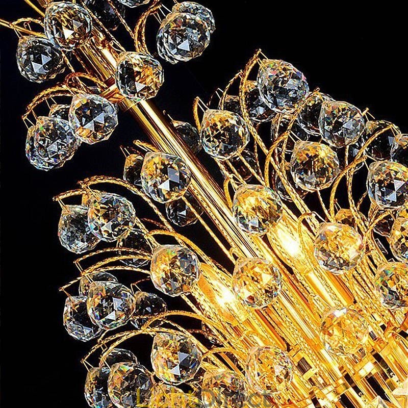 Elegante kristallen Empire kroonluchter Europese luxe lange hanglamp