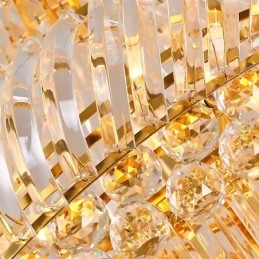 Luxe Kristallen Kroonluchter Moderne Europese Sierlijke Lange Hanglamp Duplex Trap