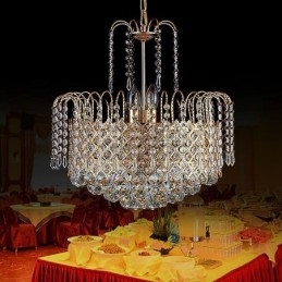 Luxe Kristallen Kroonluchter Moderne Elegante Hanglamp