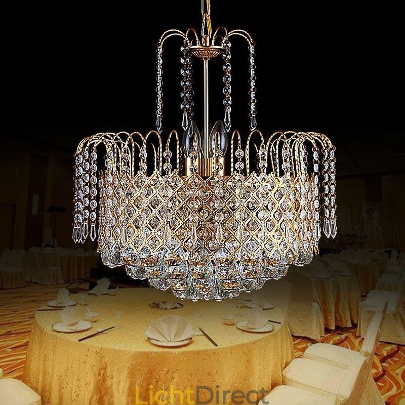Luxe Kristallen Kroonluchter Moderne Elegante Hanglamp