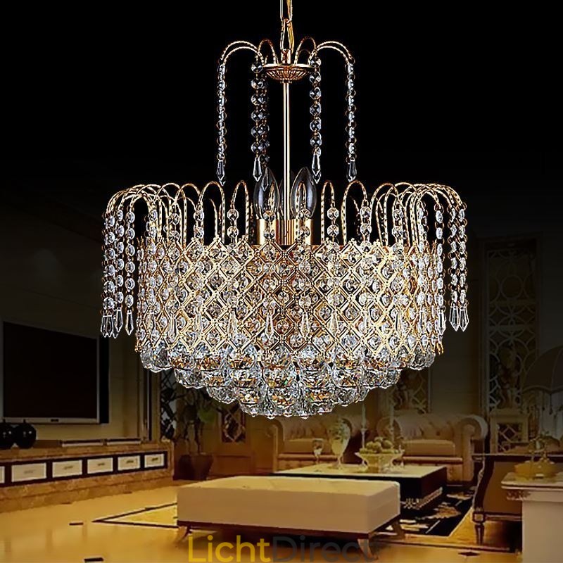 Luxe Kristallen Kroonluchter Moderne Elegante Hanglamp