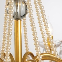 Amerikaanse kristallen hanglamp, landelijke stijl, creatieve ijzeren kunstplafondlamp