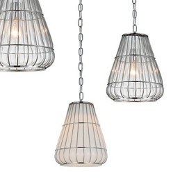 Moderne eigentijdse kroonluchter van chroomglas