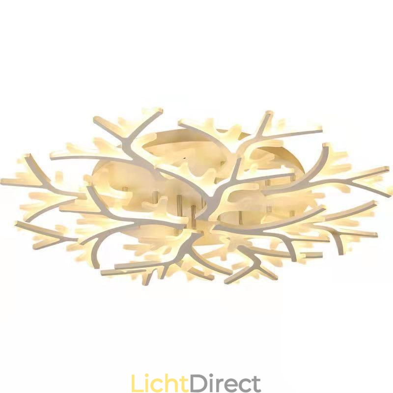 Moderne minimalistische plafondlamp met gewei-inbouw