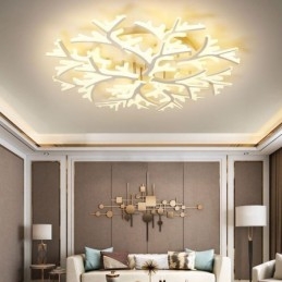 Moderne minimalistische plafondlamp met gewei-inbouw