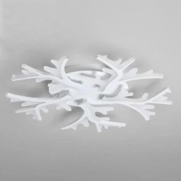 Moderne minimalistische plafondlamp met gewei-inbouw