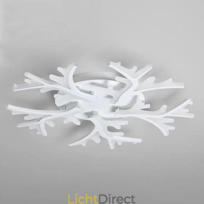 Moderne minimalistische plafondlamp met gewei-inbouw