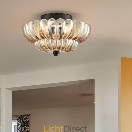 Moderne eenvoudige plafondlamp met lotusvoet Moderne eenvoudige plafondlamp met lotusvoet