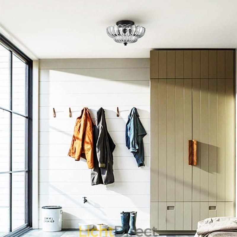 Moderne eenvoudige plafondlamp met lotusvoet