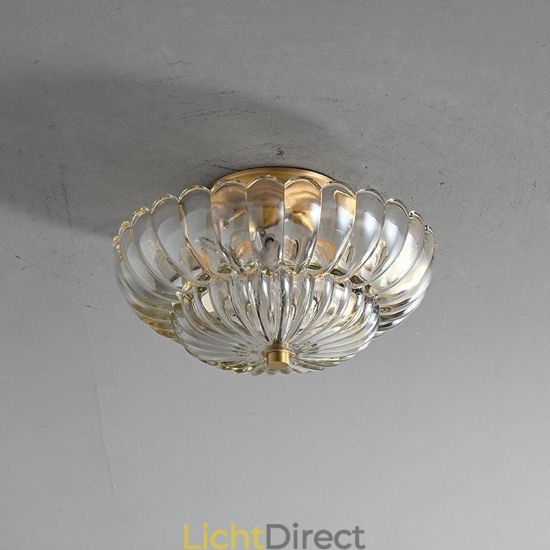 Moderne plafondlamp met Lotus-basis