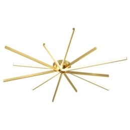 Moderne minimalistische plafondlamp met vuurwerkmotief
