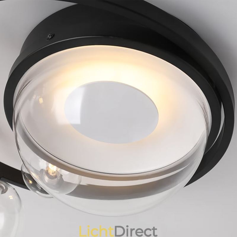 Moderne minimalistische decoratieve plafondlamp van glas