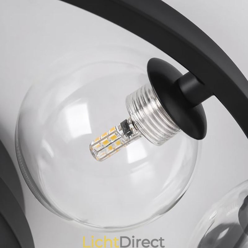 Moderne minimalistische decoratieve plafondlamp van glas