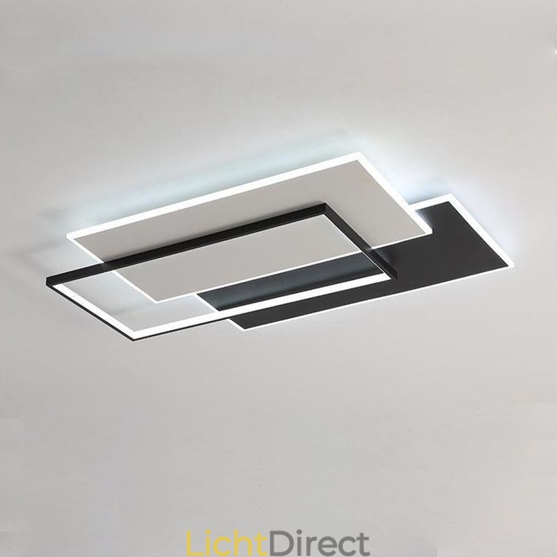 Minimalistische vierkante plafondlamp van acryl