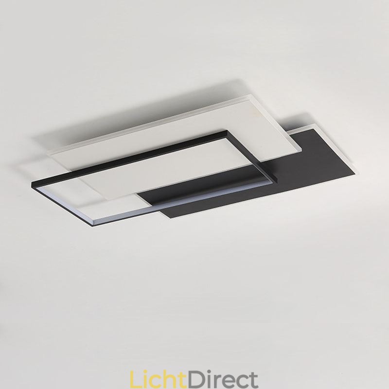 Minimalistische vierkante plafondlamp van acryl