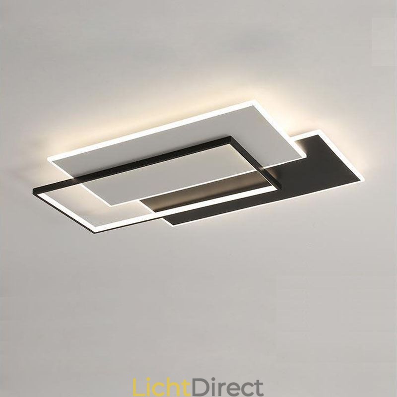 Minimalistische vierkante plafondlamp van acryl