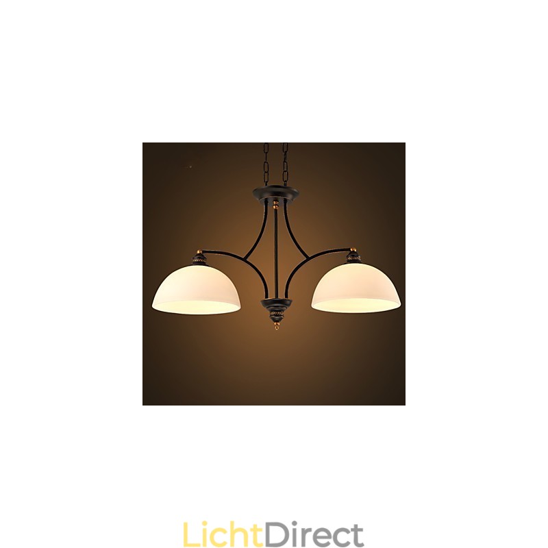 Retro Minimalistische Plafondlampen Europese Stijl Glazen Plafondlampen Lamp