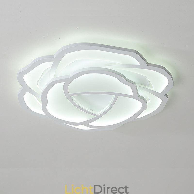 Moderne eenvoudige plafondlamp van acryl in de kleur roze 52 cm