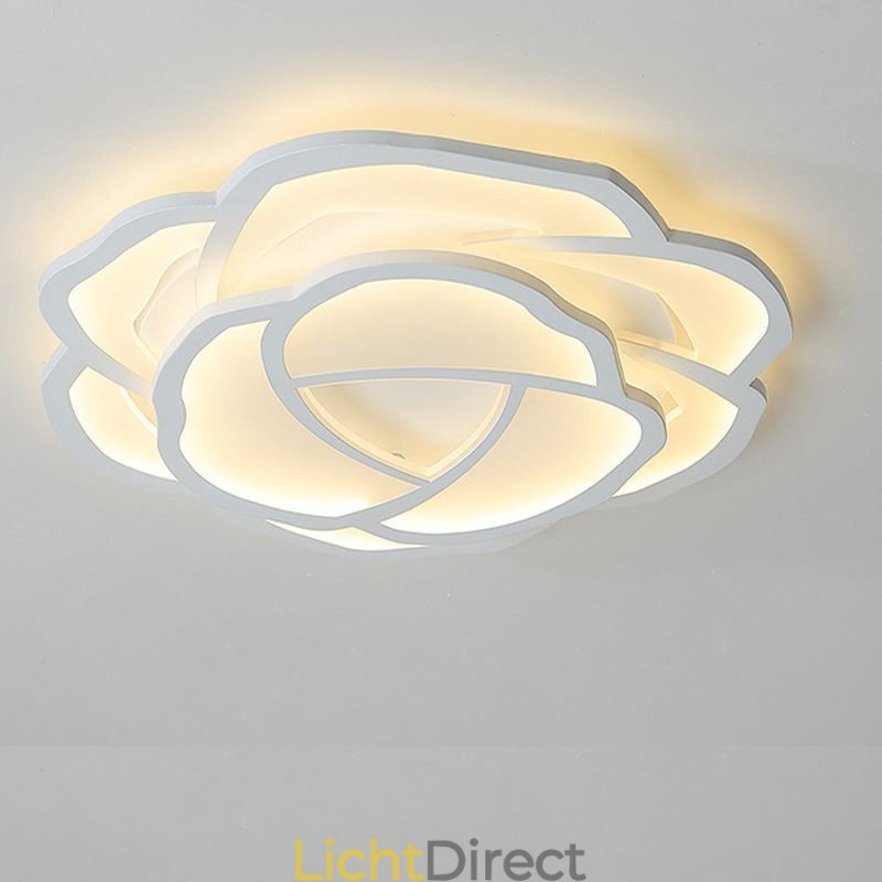 Moderne eenvoudige plafondlamp van acryl in de kleur roze 52 cm