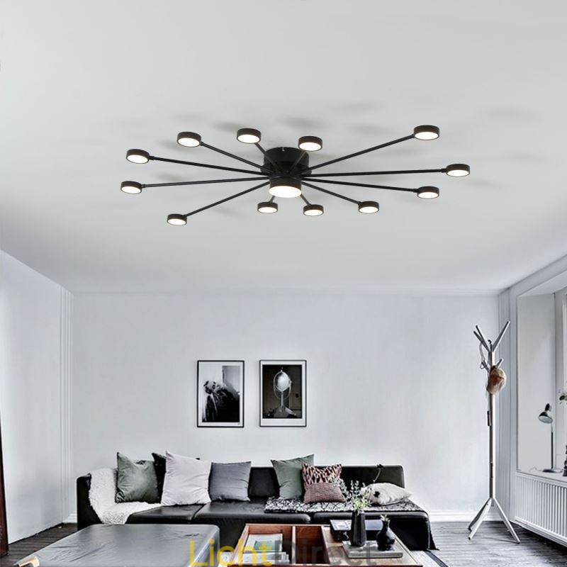 Moderne minimalistische plafondlamp van acryl met kap