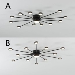 Moderne minimalistische plafondlamp van acryl met kap