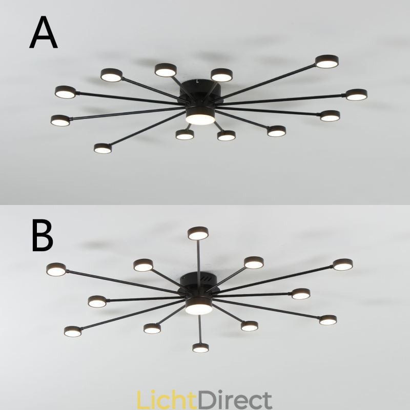 Moderne minimalistische plafondlamp van acryl met kap