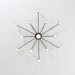 Moderne minimalistische plafondlamp van acryl met kap