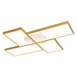 Plafondlamp met mozaïek geometrische vierkante vorm