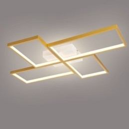 Plafondlamp met mozaïek geometrische vierkante vorm