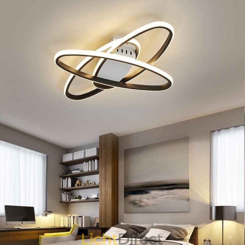 Minimalistische plafondlamp met plafondmontage in de vorm van een planeet