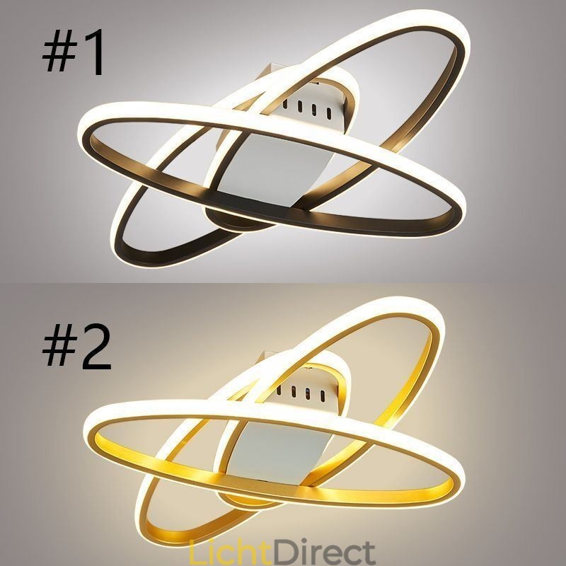 Minimalistische plafondlamp met plafondmontage in de vorm van een planeet