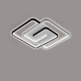 Inbouw plafondlamp van acryl met vierkante vorm