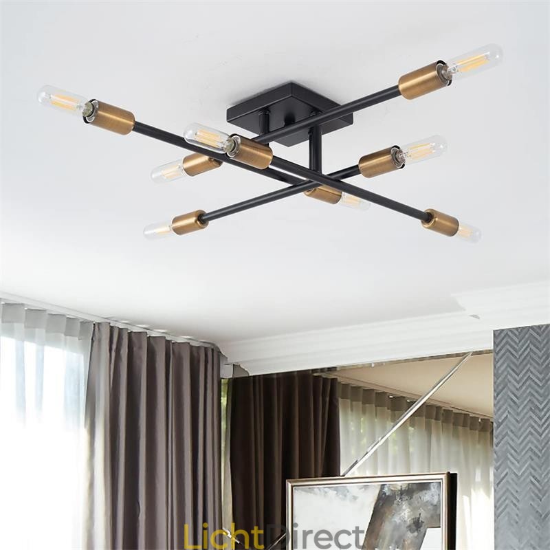 Landelijke Retro Plafondlamp in Amerikaanse Industriële Stijl, Decoratieve Plafondlamp