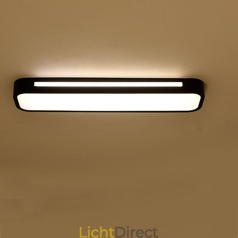 Moderne plafondlamp van acryl met inbouwmontage