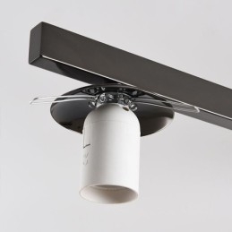 Nordic Glass Flush Mount Creatieve smeedijzeren plafondlamp